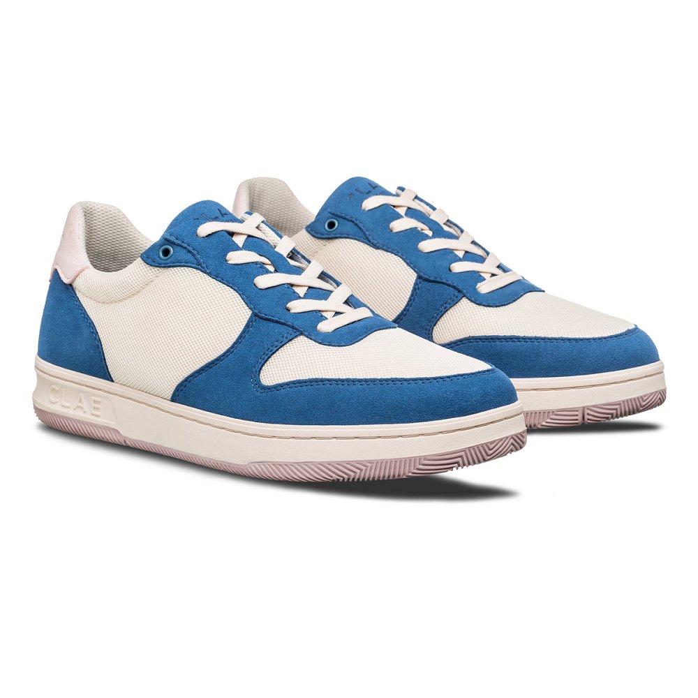 CLAE MALONE LITE Shoes Mens USA529-H70 In Stellar Blue Pink